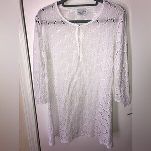 Eyelet Beach Coverup/Tunic